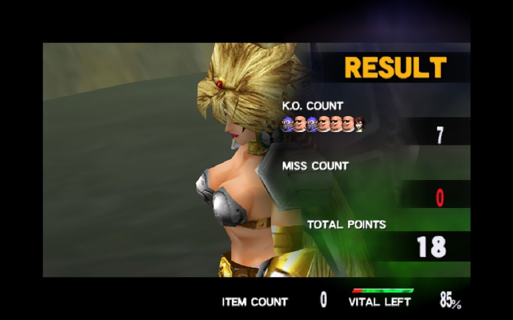 A screenshot of Spawn: In The Demon's Hand showing Tiffany's kill count.