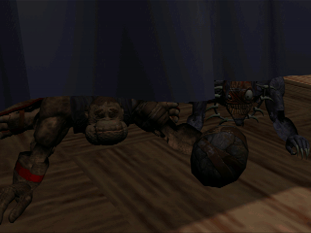 A screenshot of Small Soldiers Squad Commander, showing an in-game cutscene